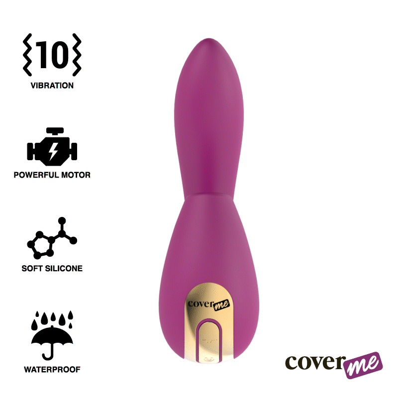 VIBRADOR CLITORAL Y G-SPOT CON SUCCIÓN POTENTE DE LA MARCA COVERME
