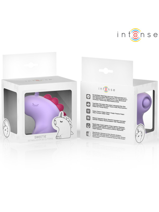 ESTIMULADOR UNICORNIO ROSA VIBRADOR CLITORIS DE LA MARCA INTENSE FUN