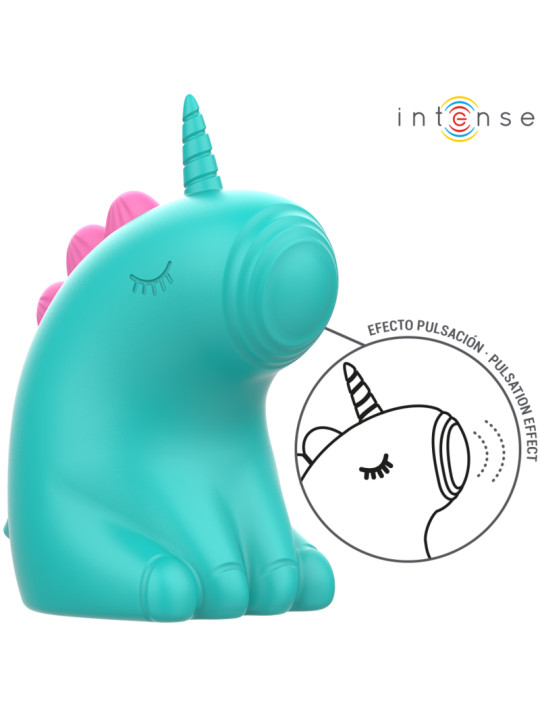 ESTIMULADOR UNICORNIO TRIXIE VERDE - VIBRACIONES AJUSTABLES DE LA MARCA INTENSE FUN