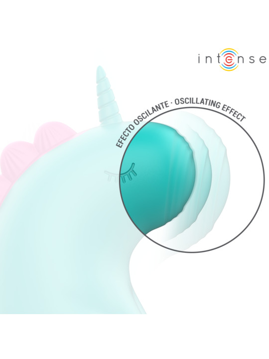 ESTIMULADOR UNICORNIO TRIXIE VERDE - VIBRACIONES AJUSTABLES DE LA MARCA INTENSE FUN