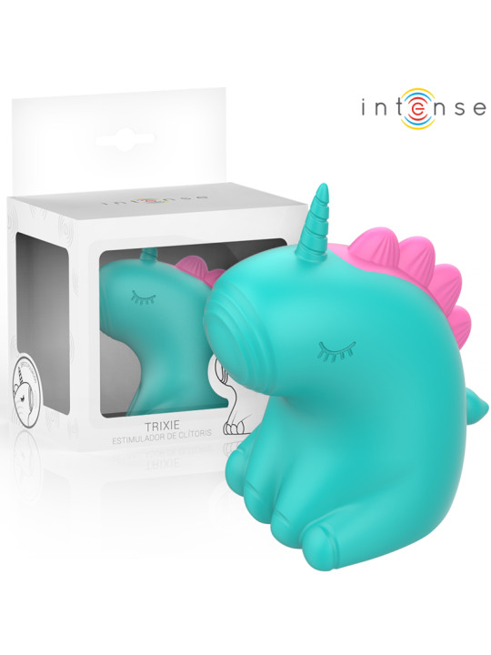 ESTIMULADOR UNICORNIO TRIXIE VERDE - VIBRACIONES AJUSTABLES DE LA MARCA INTENSE FUN