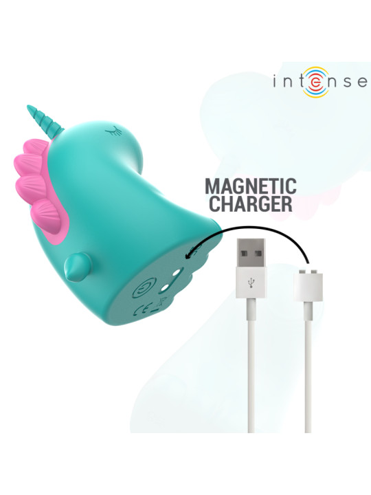 ESTIMULADOR UNICORNIO TRIXIE VERDE - VIBRACIONES AJUSTABLES DE LA MARCA INTENSE FUN