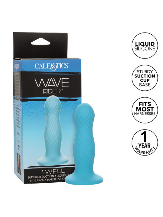 CALEXOTICS WAVE RIDER PLUG ANAL SILICONA ONDULADO DE LA MARCA CALEXOTICS