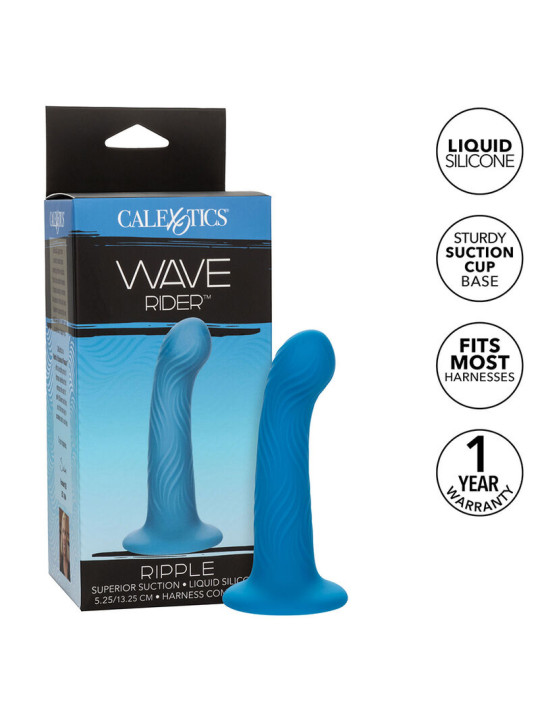 CALEXOTICS PLUG ANAL WAVE RIDER RIPPLE SILICONA DE LA MARCA CALEXOTICS