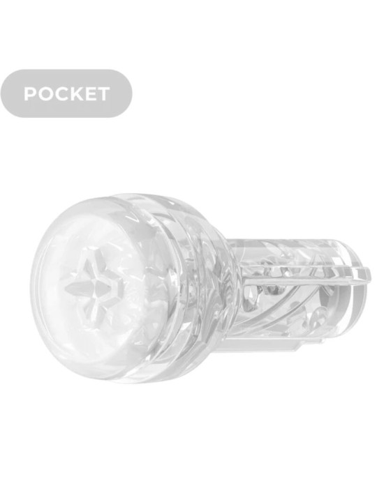 MASTURBADOR TRANSPARENTE KIIROO FEEL POCKET STROKER DE LA MARCA KIIROO