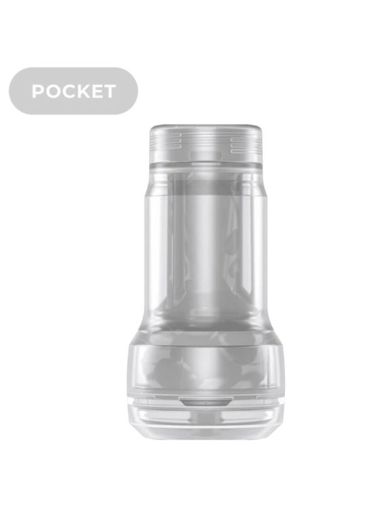 MASTURBADOR TRANSPARENTE KIIROO FEEL POCKET STROKER DE LA MARCA KIIROO
