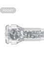 MASTURBADOR TRANSPARENTE KIIROO FEEL POCKET STROKER DE LA MARCA KIIROO