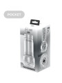 MASTURBADOR TRANSPARENTE KIIROO FEEL POCKET STROKER DE LA MARCA KIIROO