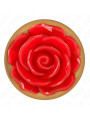 PLUG ANAL METÁLICO ROSA CON ROSA ROJA - KINK DE LA MARCA KINK PLEASURE PLUGS