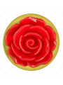 PLUG ANAL METÁLICO CON ROSA ROJA - TALLA L DE LA MARCA KINK PLEASURE PLUGS