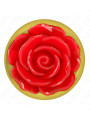 PLUG ANAL METÁLICO CON ROSA ROJA - TALLA S DE LA MARCA KINK PLEASURE PLUGS