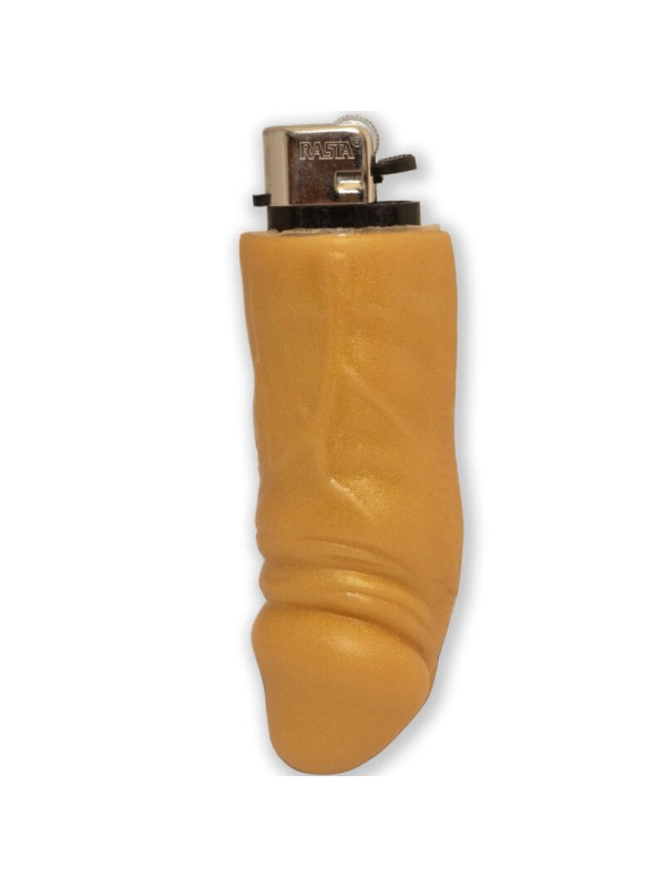MECHERO PENE DORADO PARA DESPEDIDAS DE SOLTERO DE LA MARCA DIABLO PICANTE