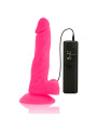 DILDO VIBRADOR FLEXIBLE ROSA 18 CM CON VENTOSA Y CONTROL REMOTO DE LA MARCA DIVERSIA