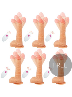 CYBER SILICOCK MR RICK - DILDO REALISTA CONTROL REMOTO 20.9 CM DE LA MARCA CYBER SILICOCK