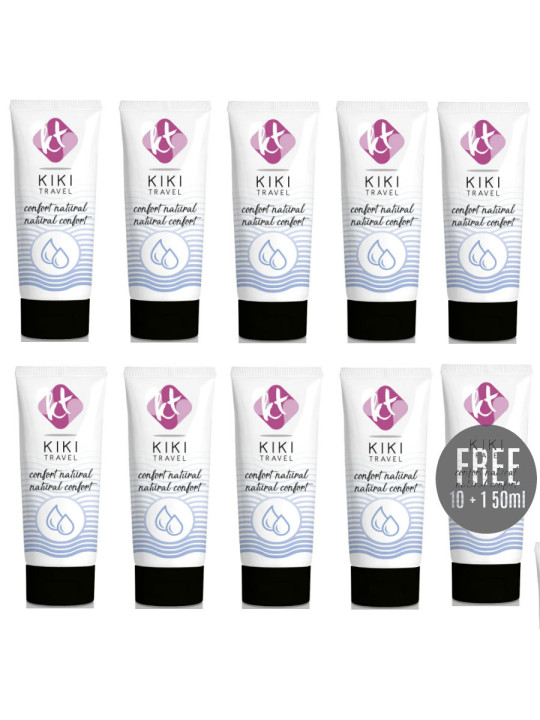 GEL DESLIZANTE NATURAL KIKÍ TRAVEL 50ML - PACK 10+1 GRATIS DE LA MARCA KIKÍ TRAVEL