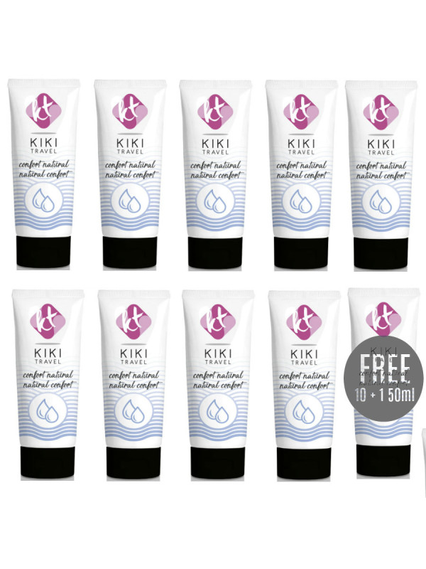 GEL DESLIZANTE NATURAL KIKÍ TRAVEL 50ML - PACK 10+1 GRATIS DE LA MARCA KIKÍ TRAVEL