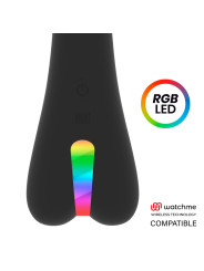 VIBRADOR RYAN SILICONA 10 MODOS WATCHME COMPATIBLE DE LA MARCA BRILLY GLAM