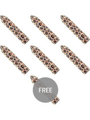 BALA VIBRADORA RECARGABLE 10 MODOS LEOPARD - PACK 6+1 DE LA MARCA CUSTOM BULLETS