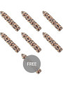 BALA VIBRADORA RECARGABLE 10 MODOS LEOPARD - PACK 6+1 DE LA MARCA CUSTOM BULLETS
