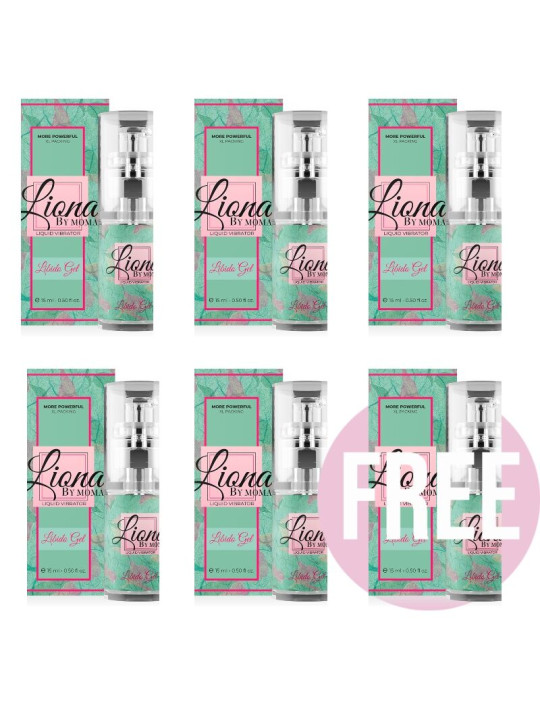 GEL VIBRADOR LÍQUIDO LIONA BY MOMA - ESTIMULANTE ÍNTIMO 15 ML DE LA MARCA LIONA BY MOMA