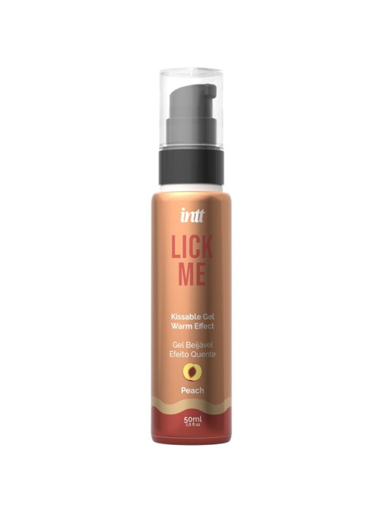 GEL COMESTIBLE SABOR MELOCOTÓN EFECTO CALOR INTIMIDAD DE LA MARCA INTT LUBRICANTS