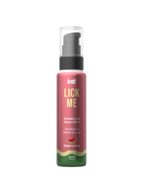 GEL COMESTIBLE SABOR SANDÍA EFECTO CALOR INTIMIDAD DE LA MARCA INTT LUBRICANTS