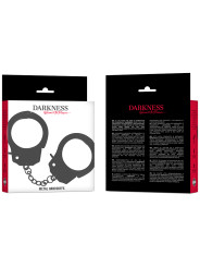 ESPOSAS DE METAL NEGRAS DARKNESS PARA BONDAGE DE LA MARCA DARKNESS BONDAGE