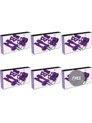 KIT BDSM EXPERIENCE PURPLE - 8 PIEZAS BONDAGE LILA DE LA MARCA EXPERIENCE
