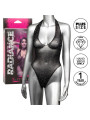 BODY SEXY EN V PROFUNDO CON PEDRERÍA TALLA GRANDE DE LA MARCA CALEXOTICS
