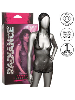 BODY CON CAPUCHA RADIANCE - ESCOTE EN V SEDUCTOR DE LA MARCA CALEXOTICS