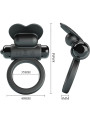 ANILLO VIBRADOR CONEJO 10 MODOS NEGRO PRETTY LOVE DE LA MARCA PRETTY LOVE