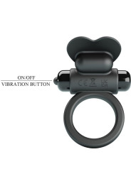 ANILLO VIBRADOR CONEJO 10 MODOS NEGRO PRETTY LOVE DE LA MARCA PRETTY LOVE