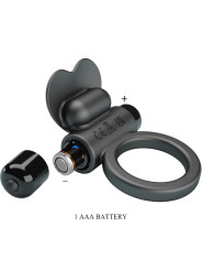 ANILLO VIBRADOR CONEJO 10 MODOS NEGRO PRETTY LOVE DE LA MARCA PRETTY LOVE