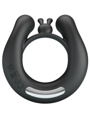 ANILLO VIBRADOR DAHLIA CON ESTIMULADOR CLITORIDEO 12 MODOS DE LA MARCA PRETTY LOVE