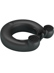 ANILLO VIBRADOR DAHLIA CON ESTIMULADOR CLITORIDEO 12 MODOS DE LA MARCA PRETTY LOVE