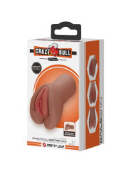 MASTURBADOR REALISTA VAGINA Y ANO CRAZY BULL ELIANA DE LA MARCA CRAZY BULL