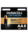 PILAS DURACELL OPTIMUM AA LR6 - 8 UNIDADES DE LA MARCA DURACELL