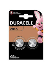 PILA LITIO CR2016 3V DURACELL - 2 UNIDADES DE LA MARCA DURACELL