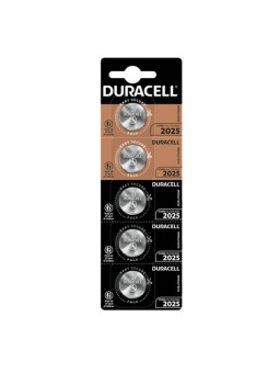 PILA LITIO CR2025 DURACELL 3V - 5 UNIDADES DE LA MARCA DURACELL