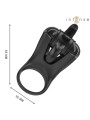 ANILLO VIBRADOR MABEL 10 MODOS CON ESTIMULADOR CLITORIS DE LA MARCA INTENSE COUPLES TOYS