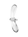 DILDO DE CRISTAL SATISFYER DOBLE ESTIMULACIÓN UNISEX DE LA MARCA SATISFYER CRYSTAL