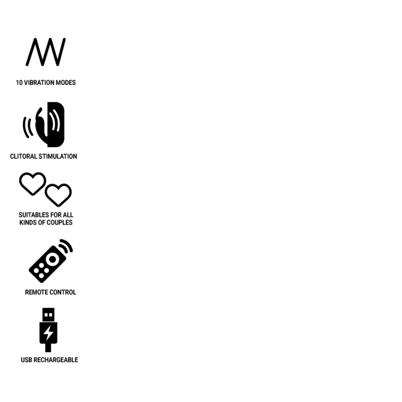 VIBRADOR U RECARGABLE CON MANDO PARA PAREJAS DE LA MARCA RITHUAL