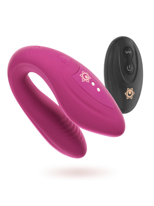 VIBRADOR U RECARGABLE CON MANDO PARA PAREJAS DE LA MARCA RITHUAL