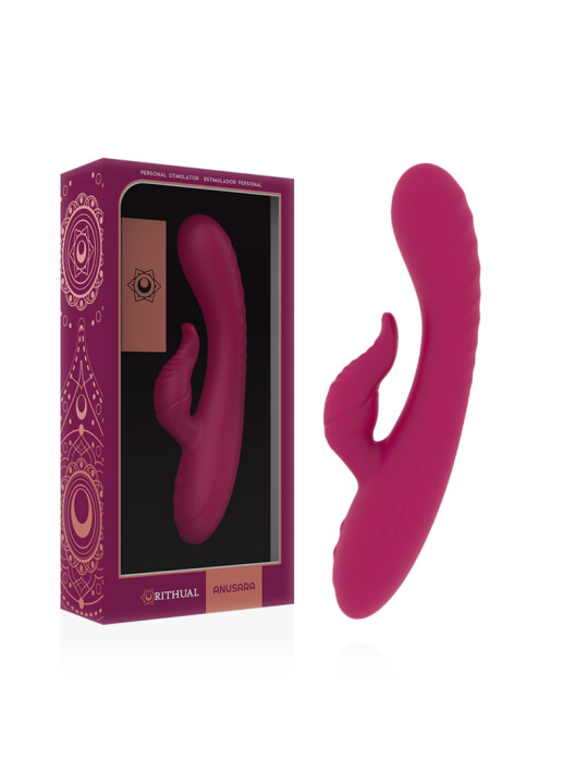 VIBRADOR ANUSARA DUAL PUNTO G Y CLÍTORIS RECARGABLE DE LA MARCA RITHUAL