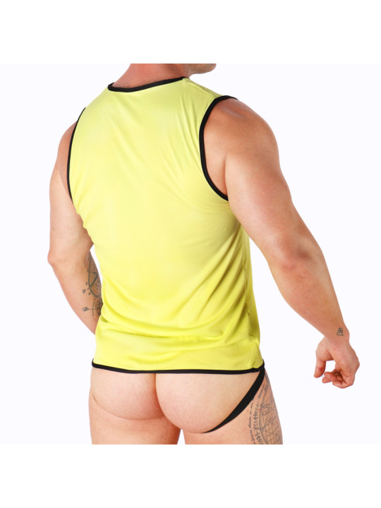 CAMISETA DEPORTIVA RED MACHO S/M - POLIAMIDA LIGERA DE LA MARCA MACHO UNDERWEAR