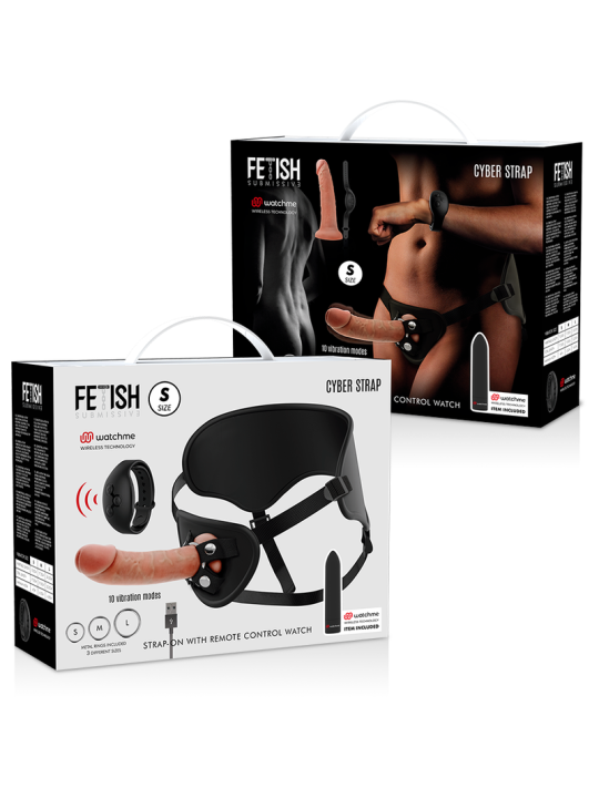 ARNES CON DILDO VIBRADOR CONTROL REMOTO WATCHME DE LA MARCA FETISH SUBMISSIVE