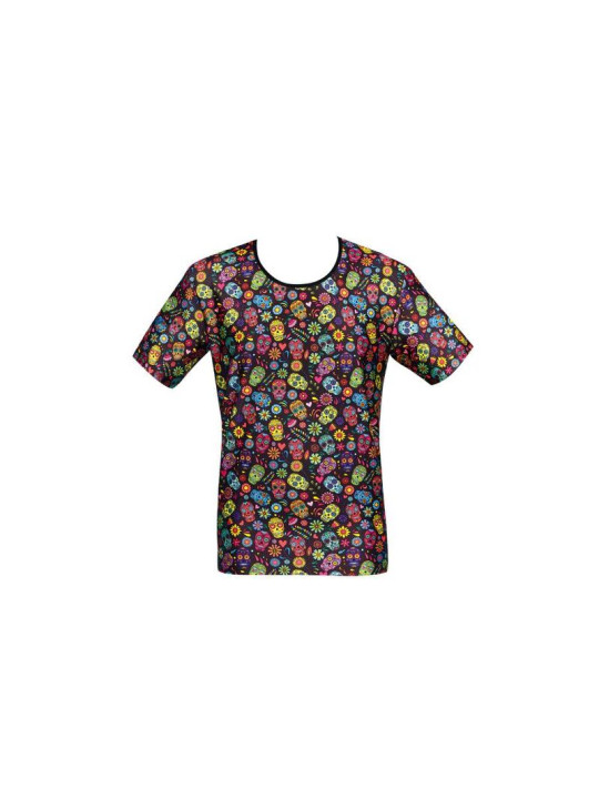 CAMISETA SEXY MEXICO FLORES Y CALAVERA ANAIS FOR MEN DE LA MARCA ANAIS MEN ACCESORIES