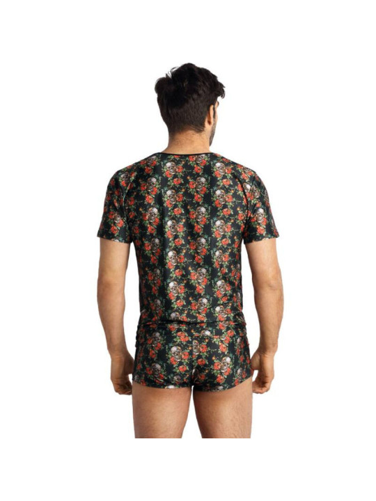 CAMISETA SEXY POWERMODAL ROSAS Y CALAVERAS DE LA MARCA ANAIS MEN ACCESORIES