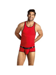 CAMISETA SOUL TOP S MICROFIBRA ROJA Y SUAVE DE LA MARCA ANAIS MEN ACCESORIES