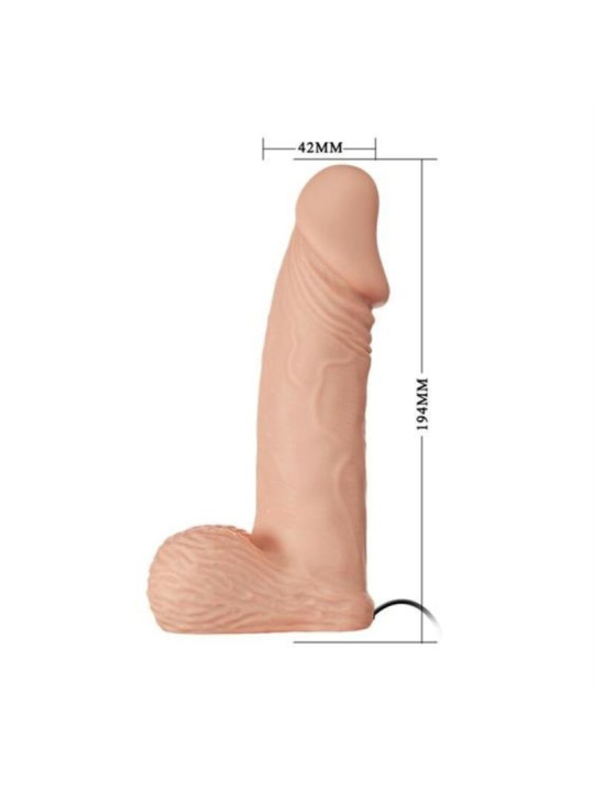 ARNÉS AJUSTABLE CON DILDO REALÍSTICO 19.4 CM NATURAL DE LA MARCA BAILE HARNESS COLLECTION